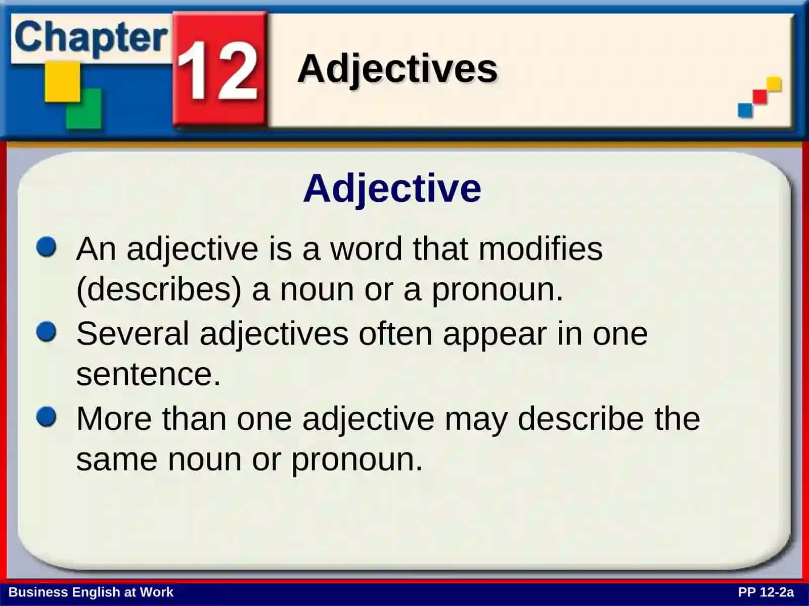 Adjective 2