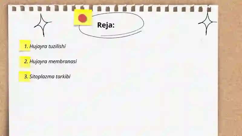 Hujayra biologiyasi 2