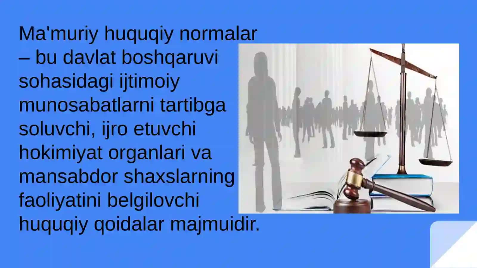 Ma’muriy huquqiy normalar 2