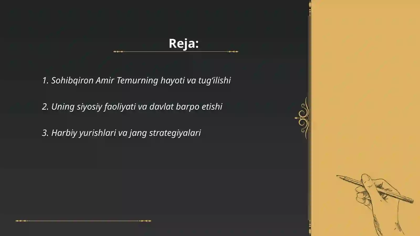 Sohibqiron Amir Temur 2