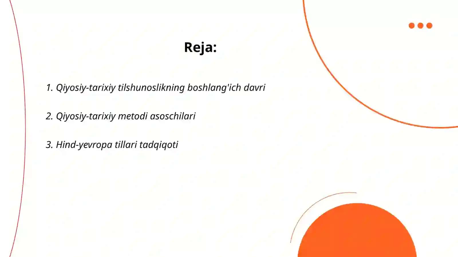 Qiyosiy-tarixiy tilshunoslikning kelib chiqishi 2