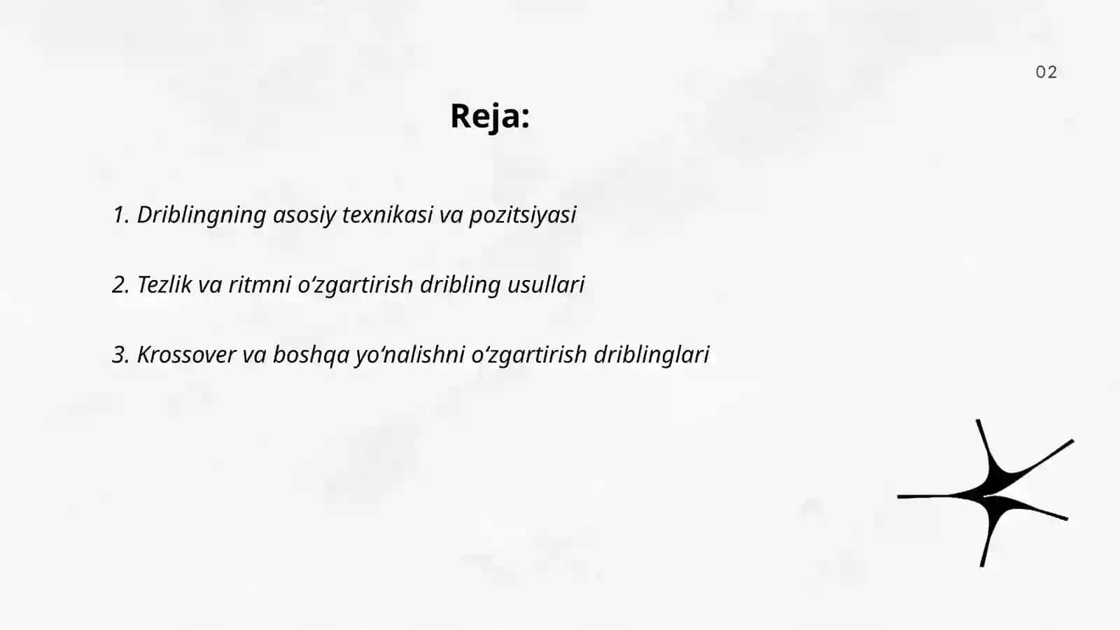 Driblingning asosiy texnikasi va pozitsiyasi 2