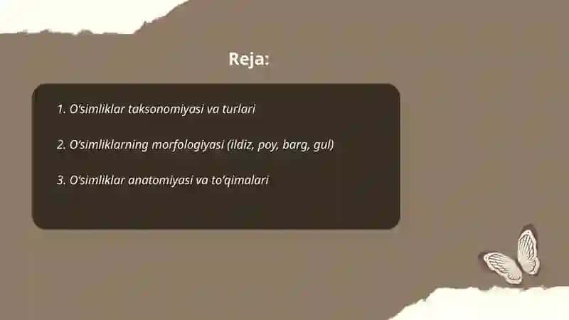 Oʻsimliklar dunyosi Abdumalikovna 2