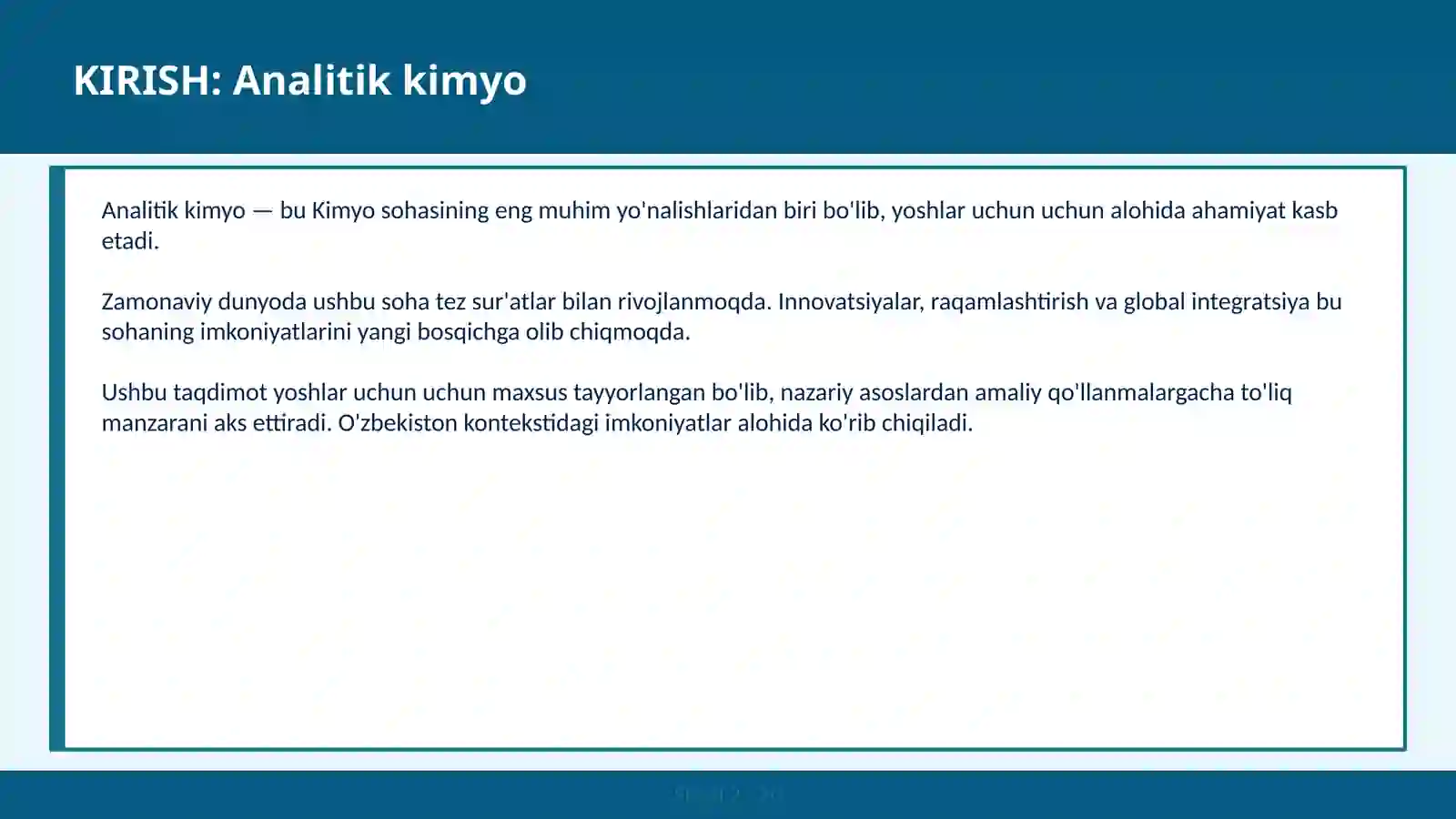 ANALITIK KIMYO 2