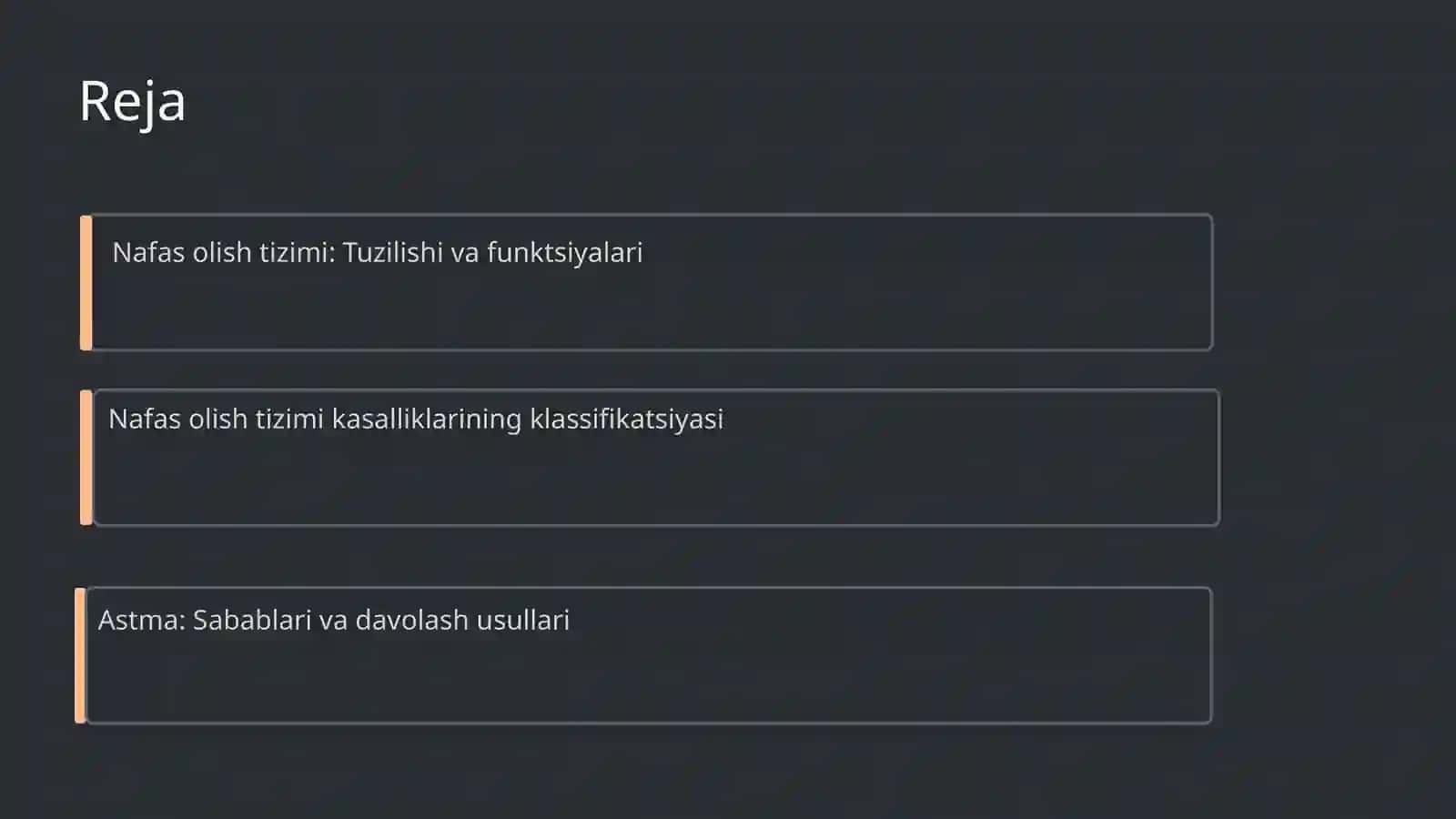Nafas olish tizimi kasalliklari 2