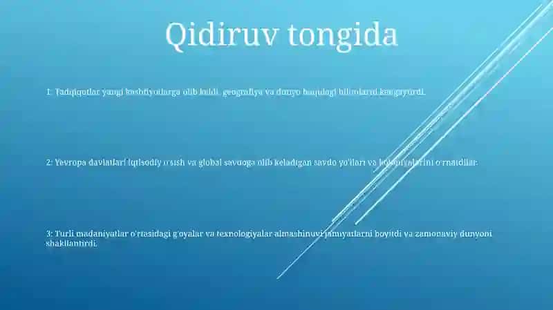 Buyuk Geografik Kashfiyotlar Va Ularning Ahamiyati 2