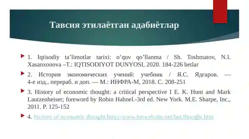 Iqtisodiy romantizm maktabi va S. Sismondi, P. Prudonning iqtisodiy qarashlari 2