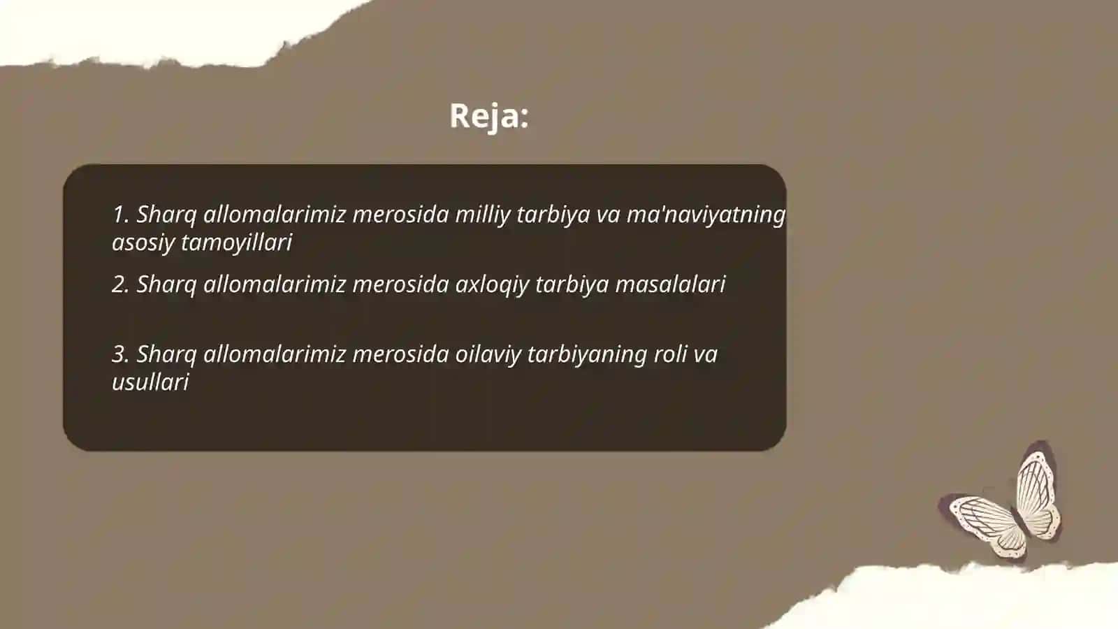 Sharq allomalarimiz merosida milliy tarbiya masalasi 2