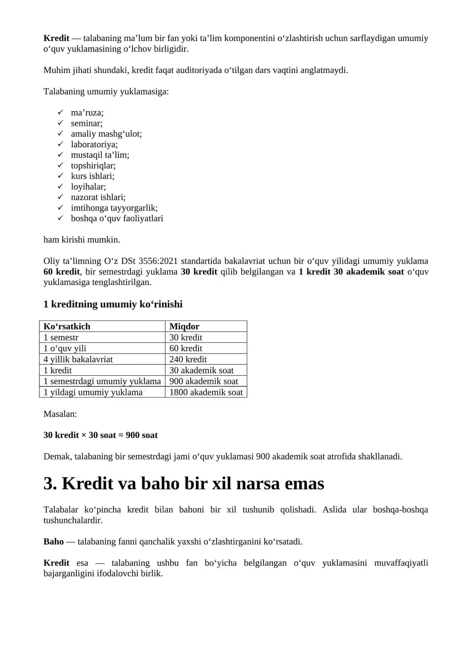KREDIT-MODUL TIZIMI 2