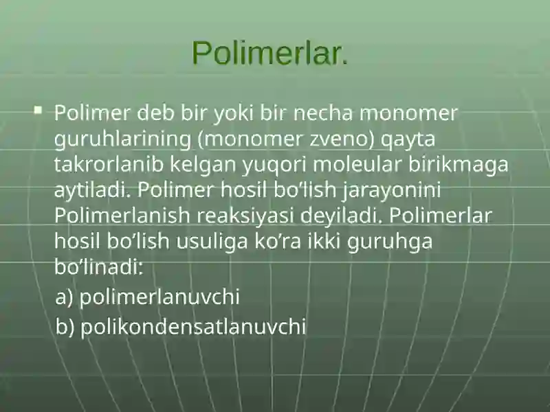 Polimerlar 2