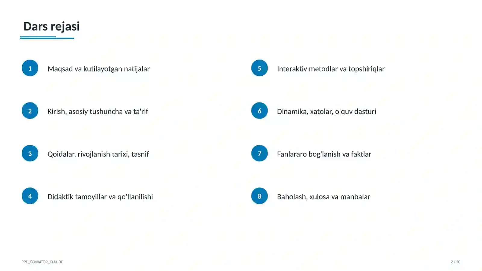 Ertalabki badantarbiya kompleksi (1-sinf) 2