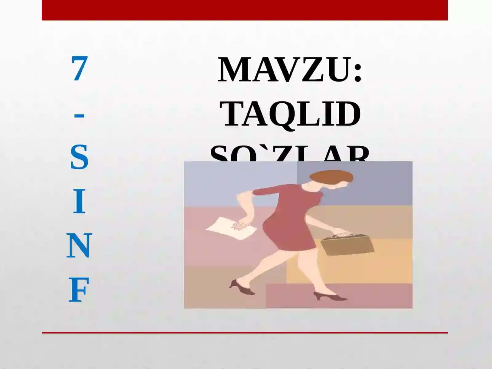 Taqlidso`zlar 2