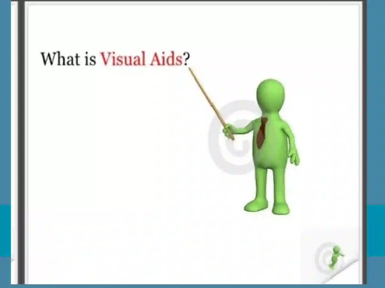 Presenting by visual aids 2