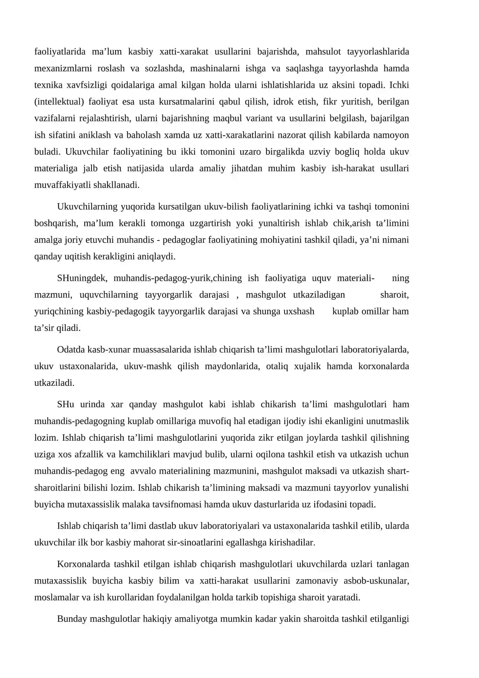 Ishlab chiqarish ta'limi 2