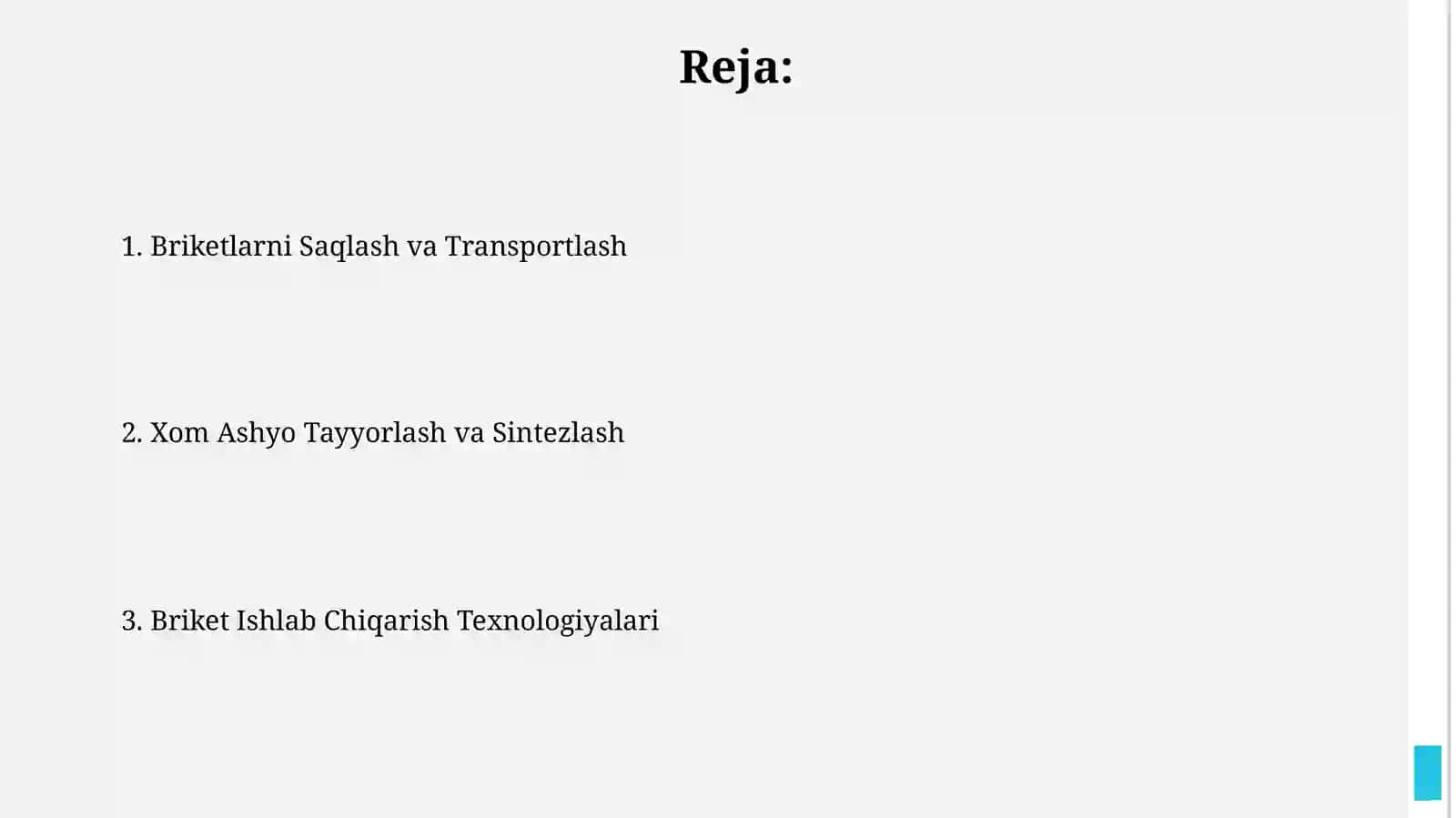 Briketlarni tayyorlash texnologiyasi va saqlash 2