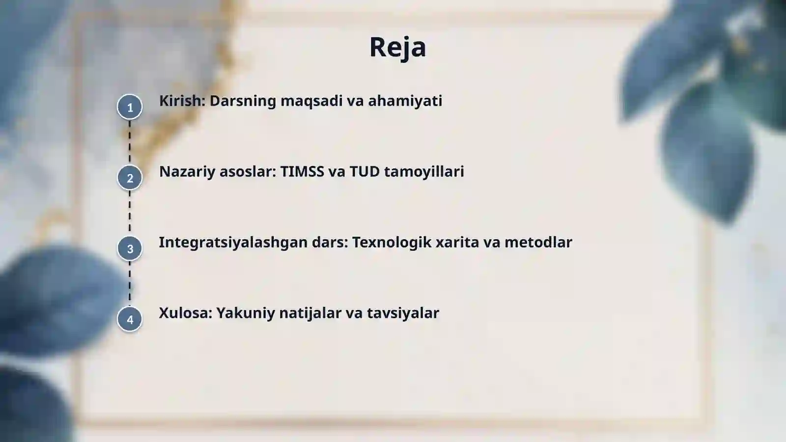 Matematika va tabiiy fandan ( 4-sinf) Integratsialashgan dars 2