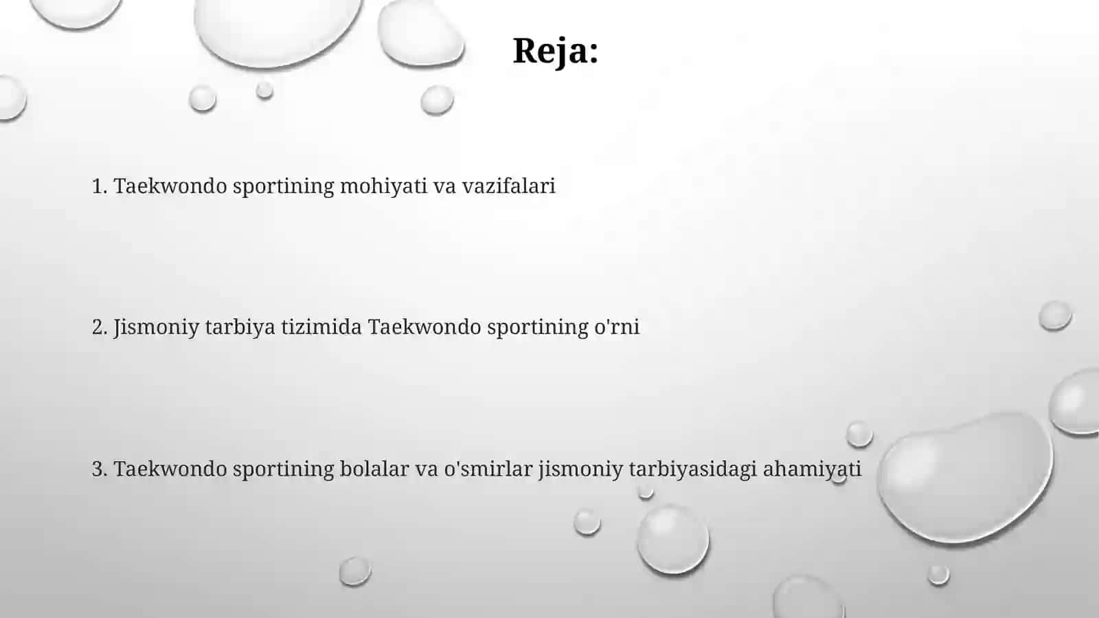 Jismoniy tarbiyat tizimida Taekwondo sportining mohiyati, vazifalari va o'rni 2
