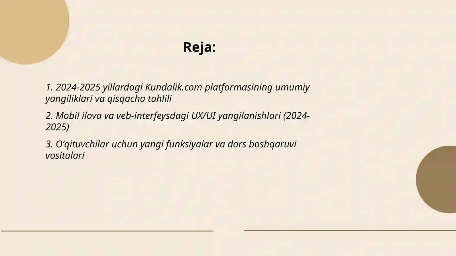 2024-2025 yil Kundalik.com platformasi tahlili 2