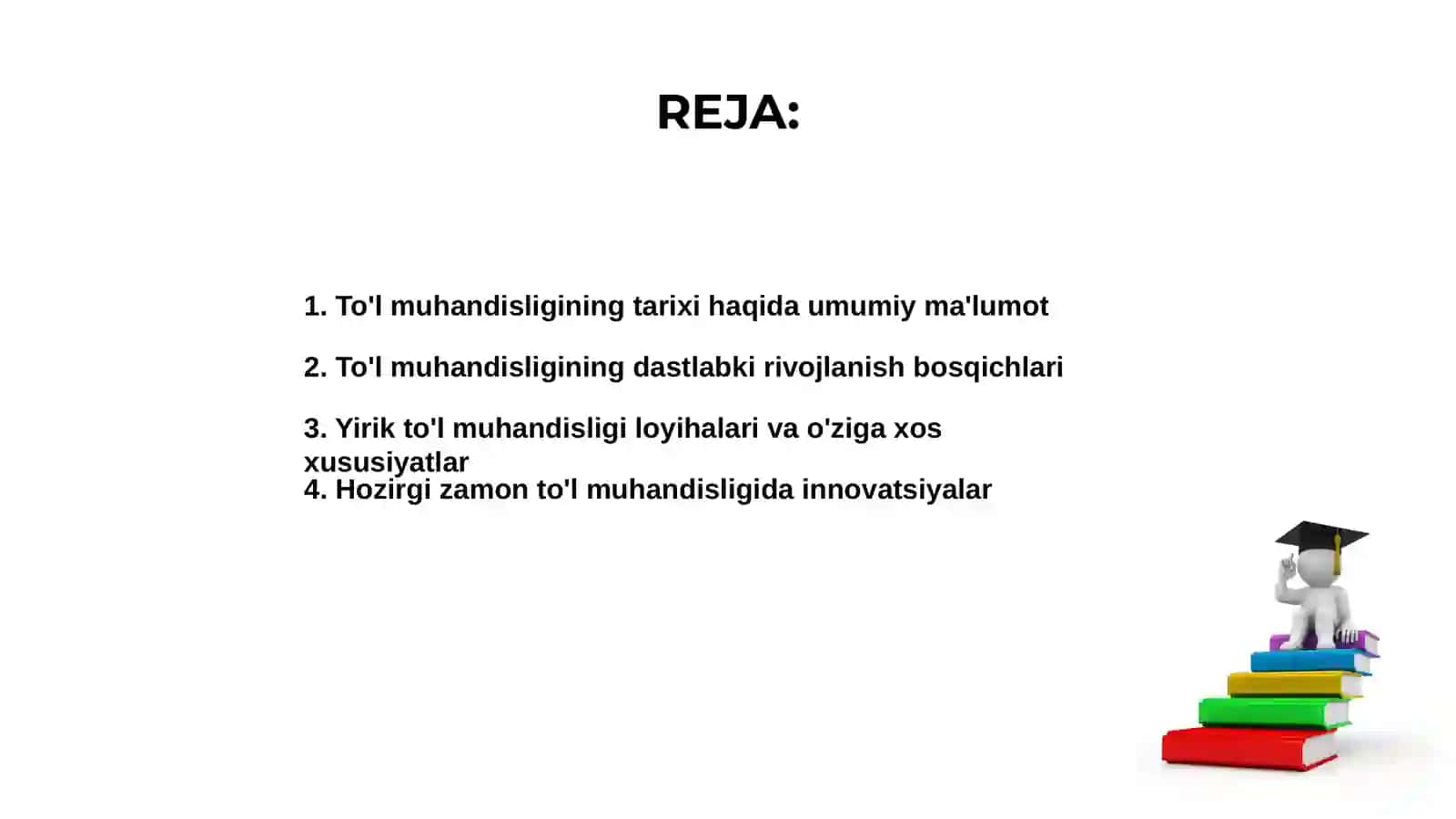 To'l muhandisligi tarixi va rivojlanish bosqichlarini o'rganish 2