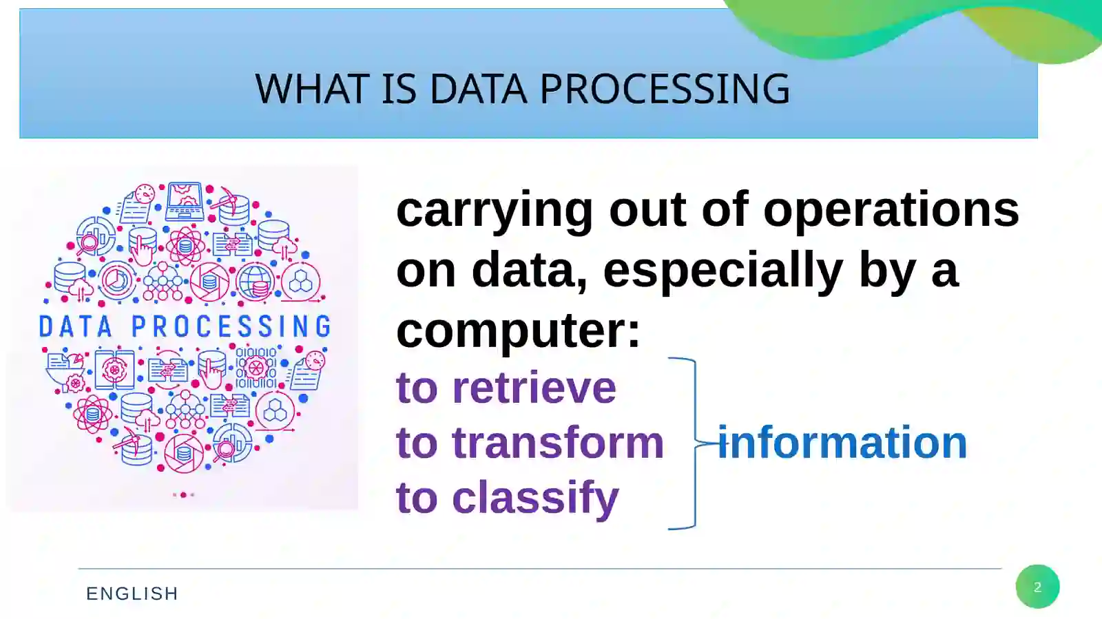 DATA PROCESSING 2