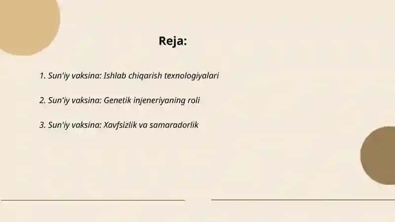 Sun'iy vaksina ishlab chiqarish va ularni tibbiyotdagi ahamiyati 2