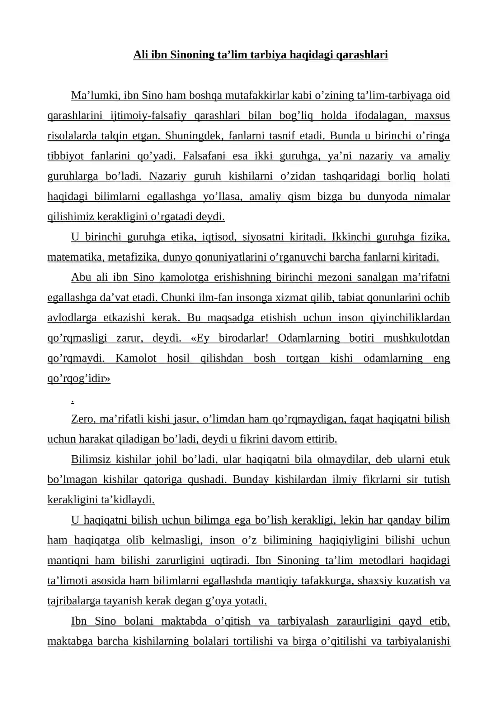 SHARQ MUTAFFAKIRLARINING PEDAGOGIK QARASHLARI 2