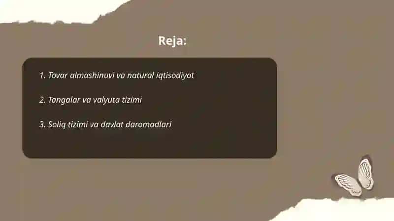 Qadimgi dunyo iqtisodiy gʻoyalari 2