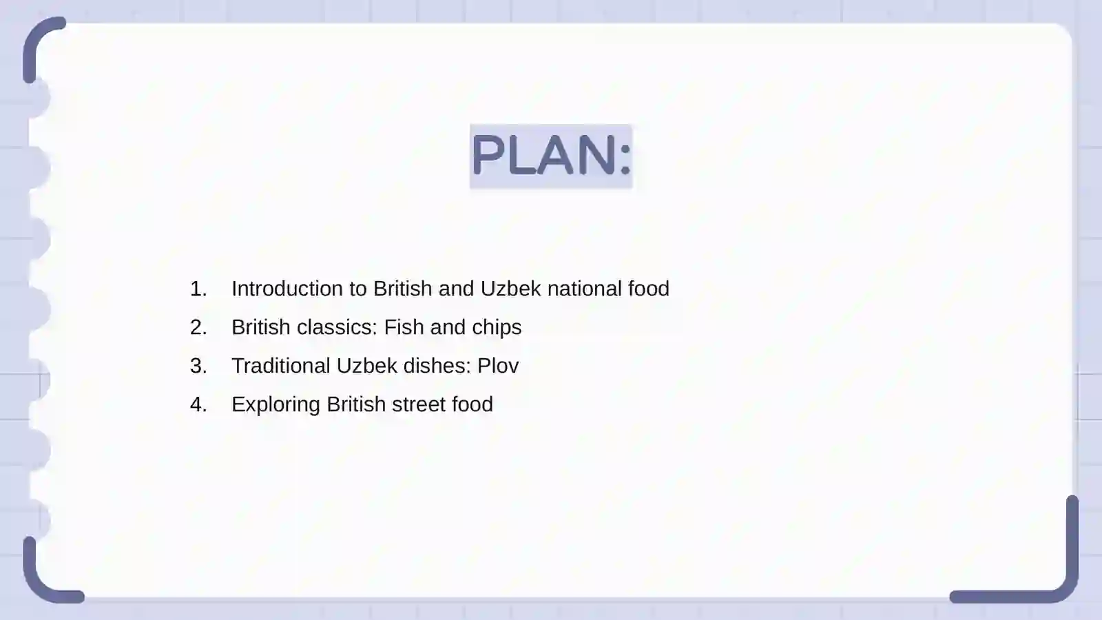 British and Uzbek national food 2
