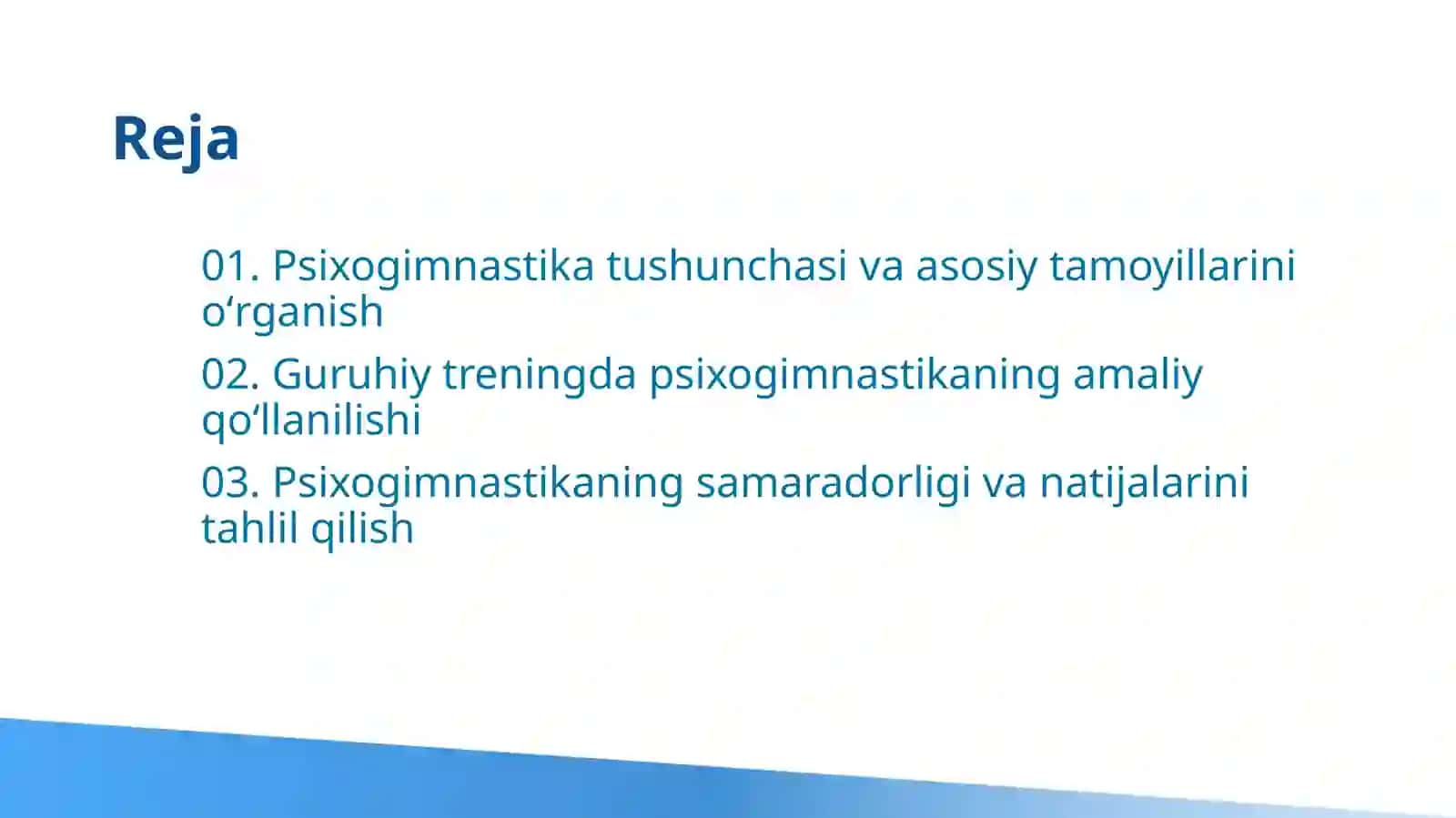 Psixogimnastikaning guruhiy treningdagi roʻli 2