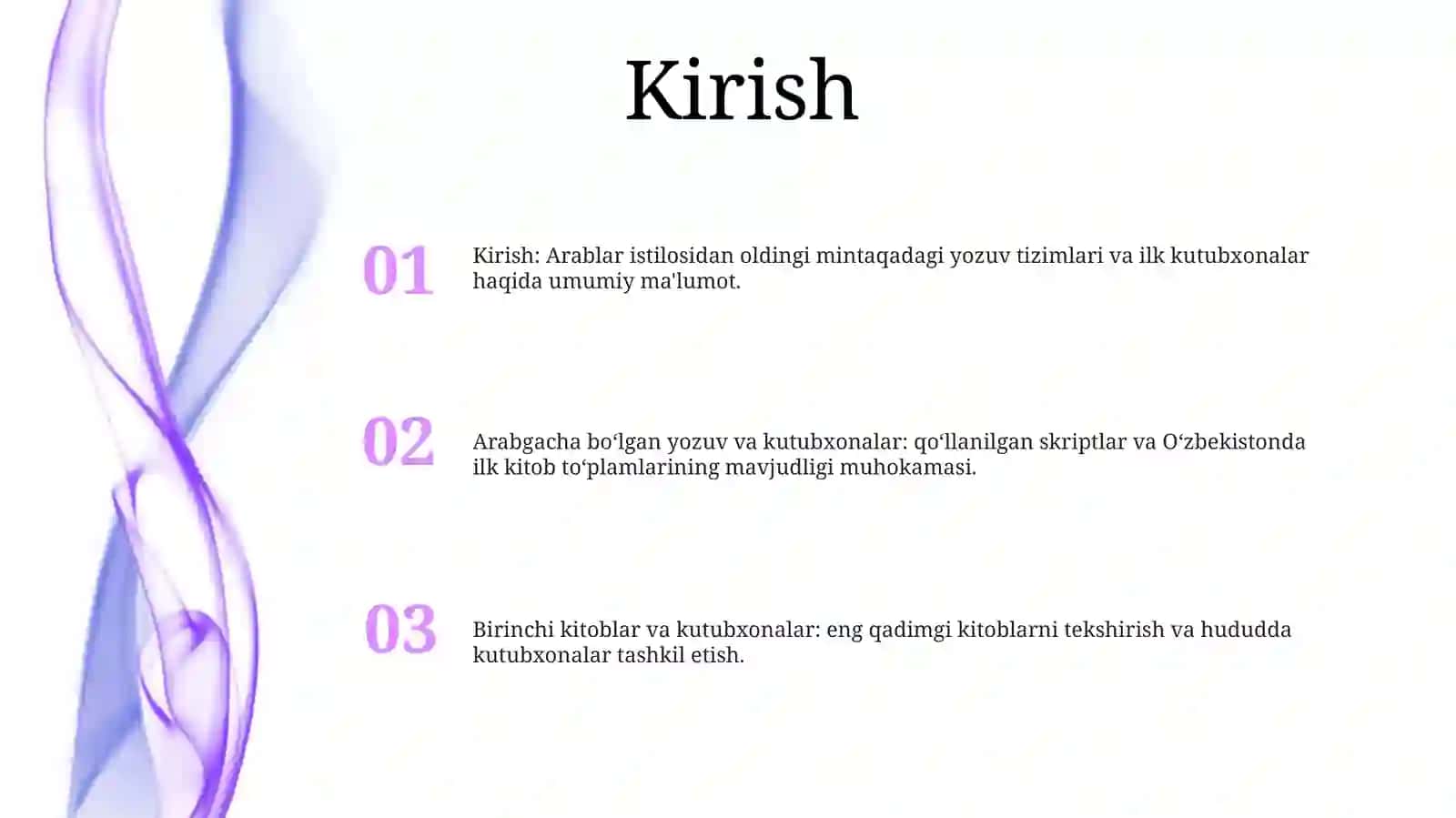 Arablar Istilosiga Qadar Vujudga Kelgan Yozuv, Dastlabki KitobVaKutubxonalar 2