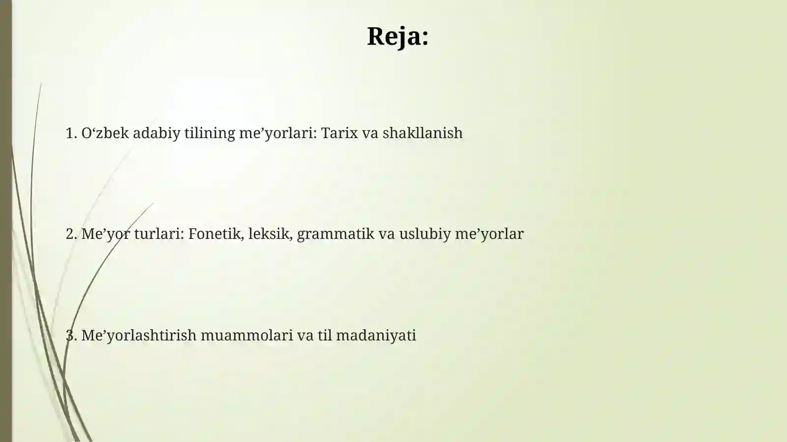 O'zbek adabiy tilining meʼyorlari 2