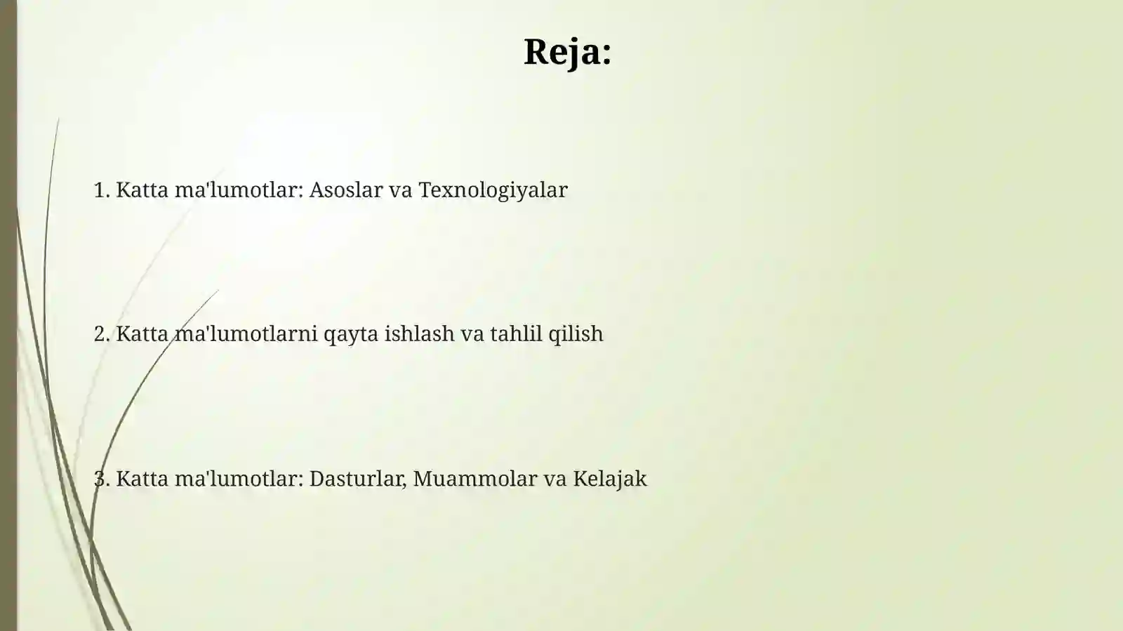 Katta ma'lumotlar 2