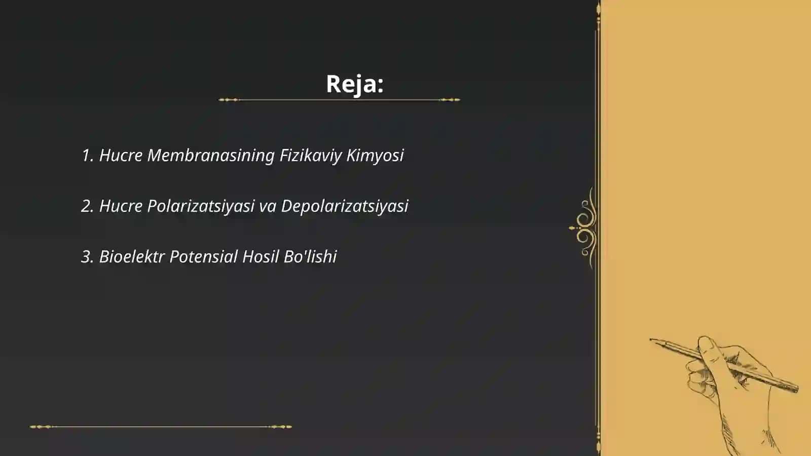 Qo'zg'aluvchang to'qimalar fizialogiyasi 2