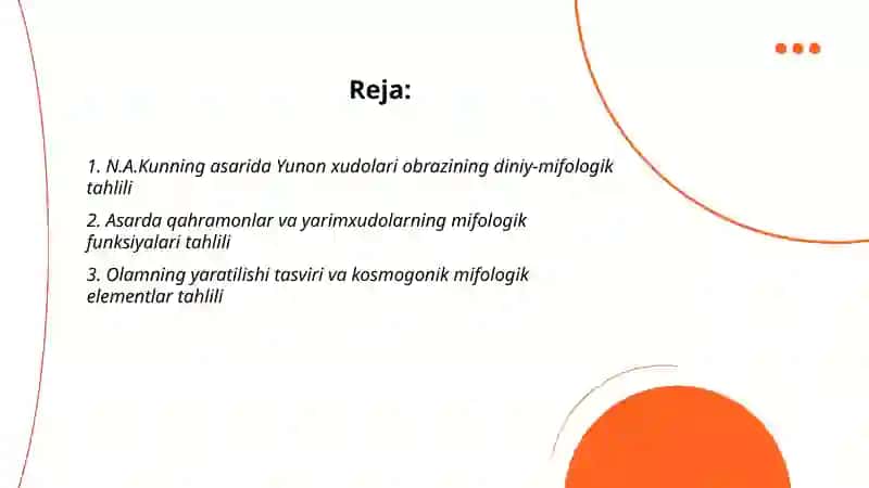 N.A.Kunning “Yunon afsona va asotirlari” asaridagi diniy-mifologik obrazlar tahlili 2