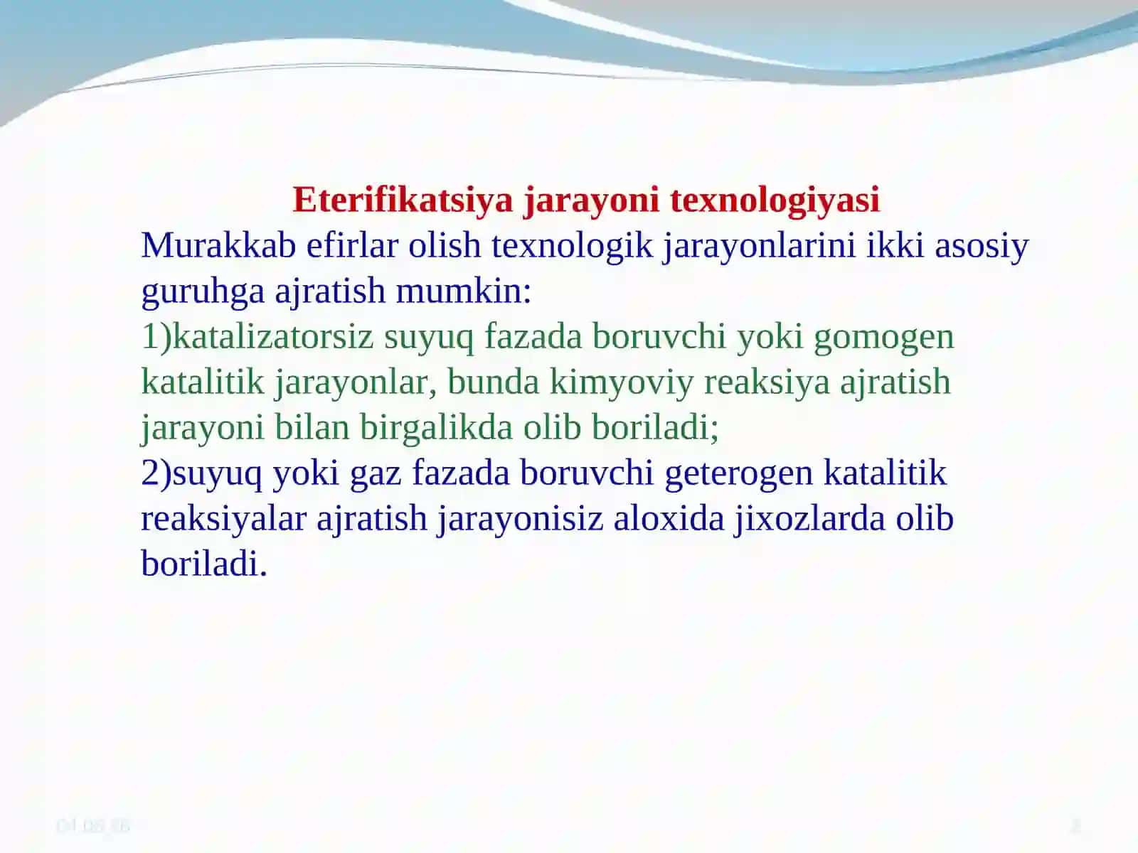 SINTETIK VA MURAKKAB EFIRLAR 2