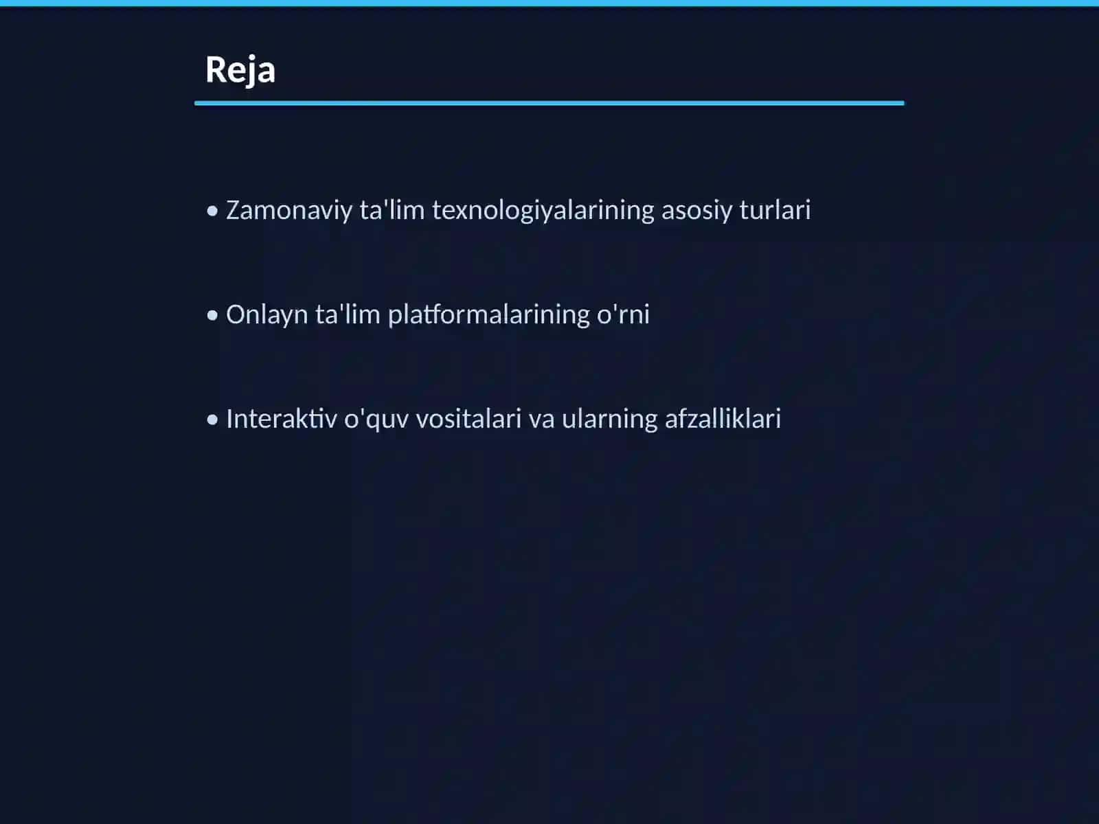 Zamonaviy ta'lim texnologiyalari 2