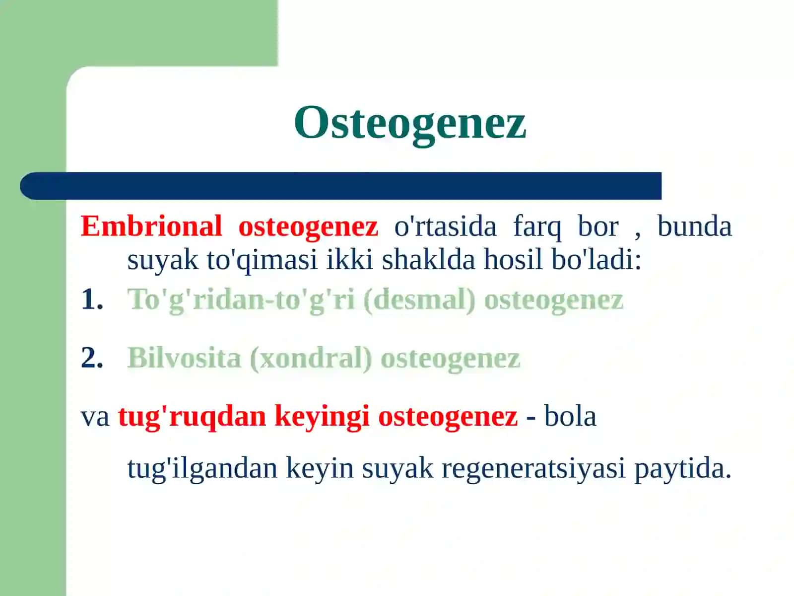 Osteogenez 2