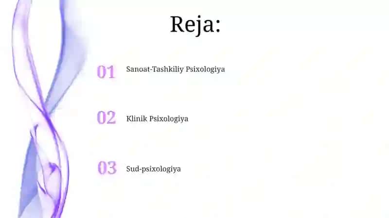 Amaliy psixolog faoliyatining asosiy yoʻnalishlari 2