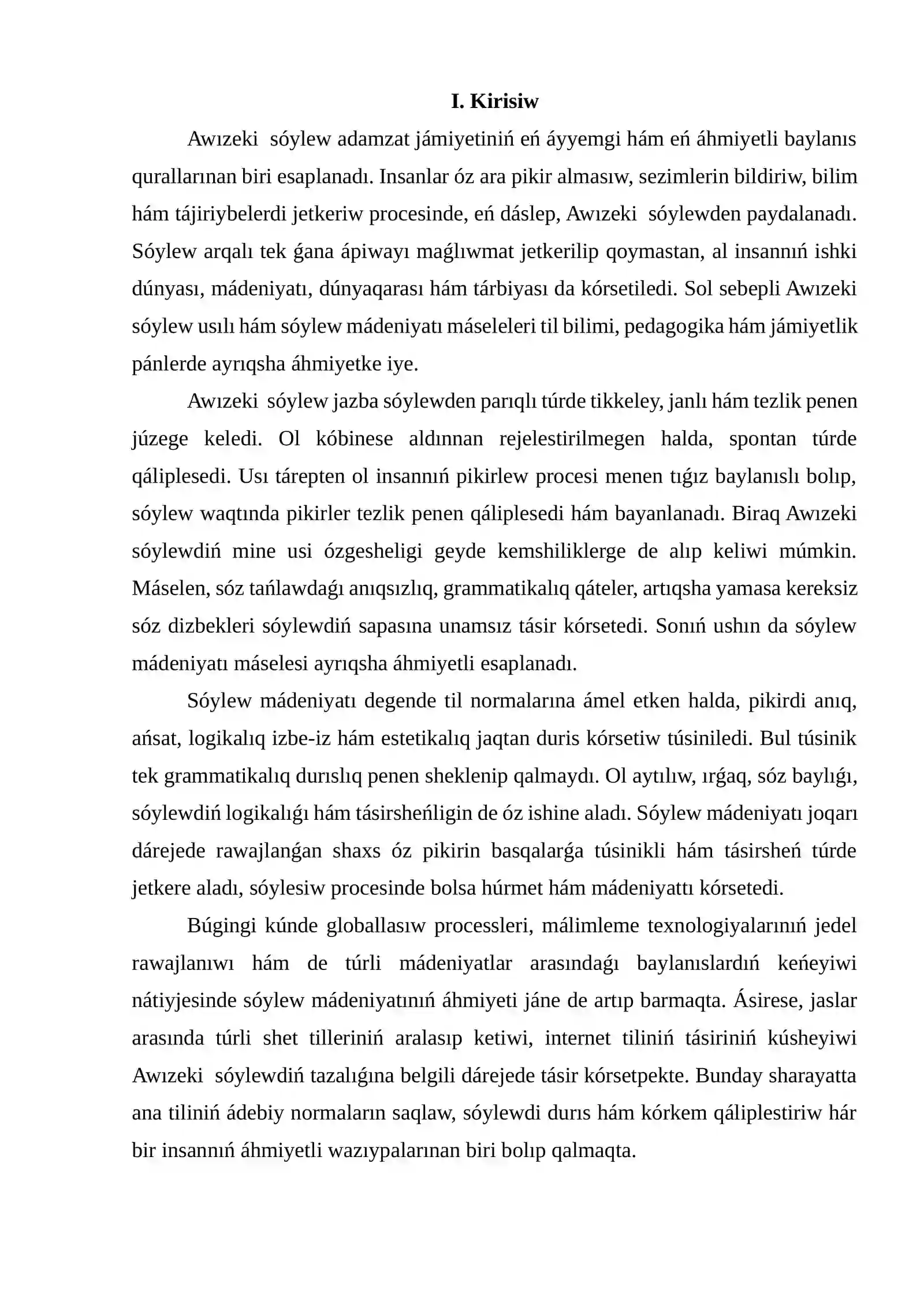 Awızeki sόylew stili hám sόylew mádeniyatı 2