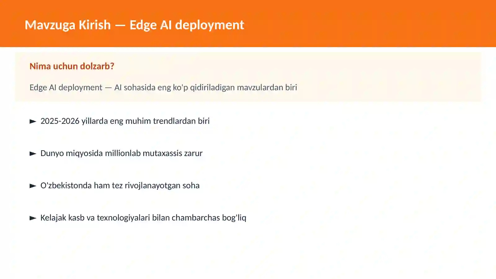 Edge AI deployment 2