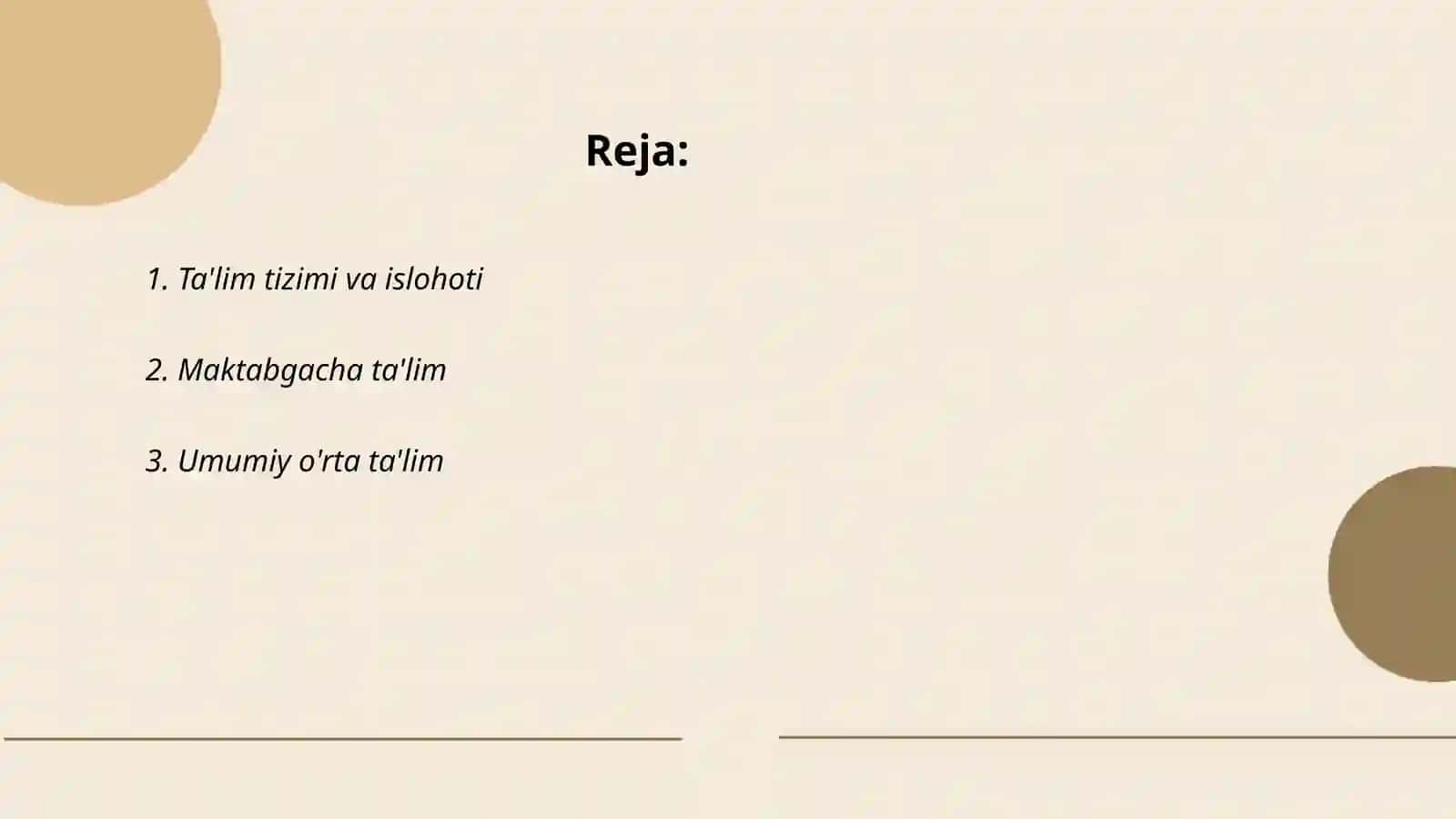 Ta'lim to'g'risidagi qonun 2