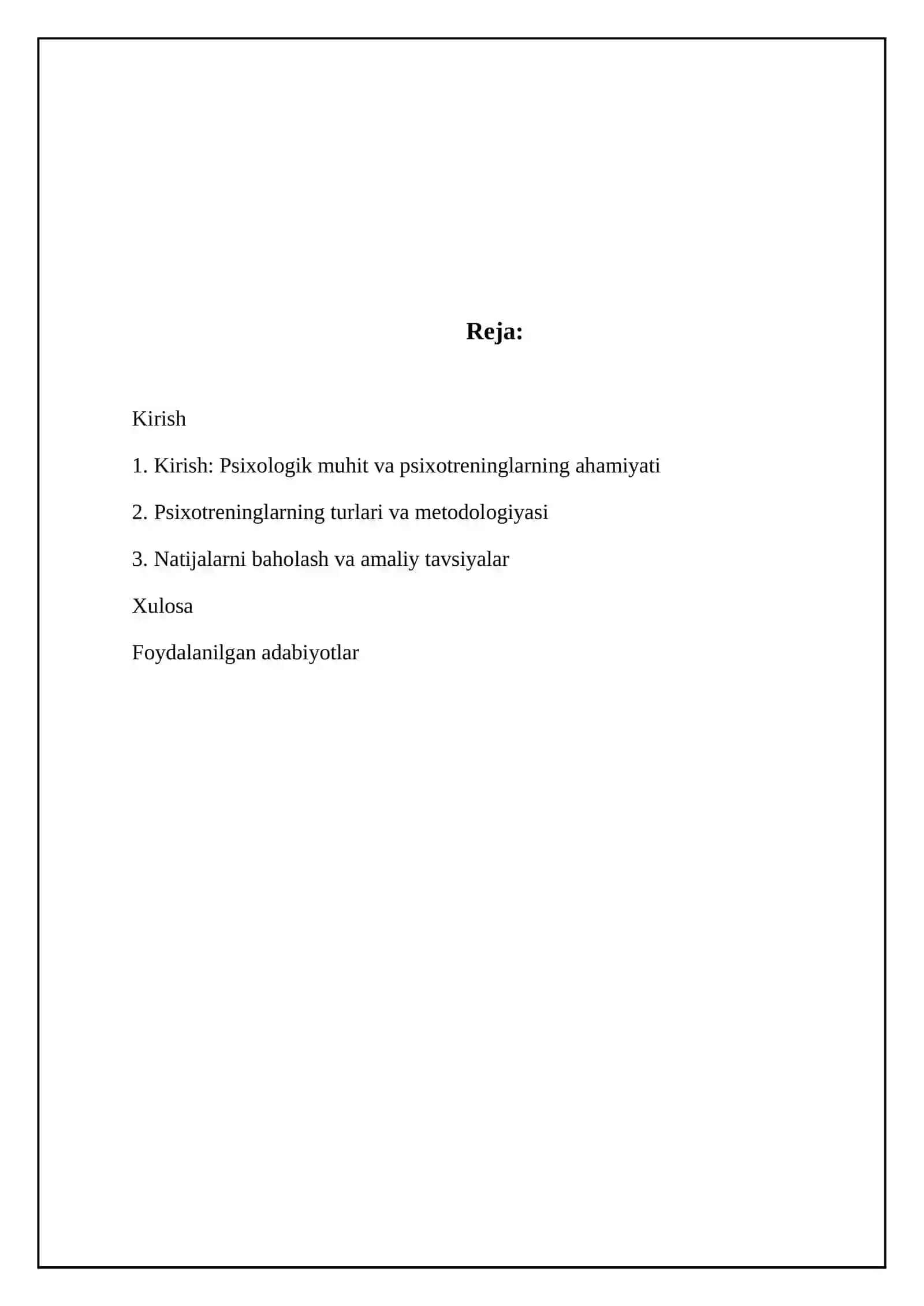 Psixologik muhit va psixotreninglarning ahamiyati 2
