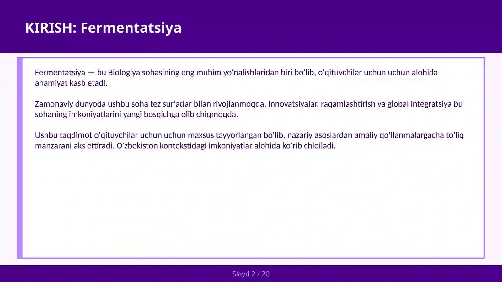 Fermentatsiya 2