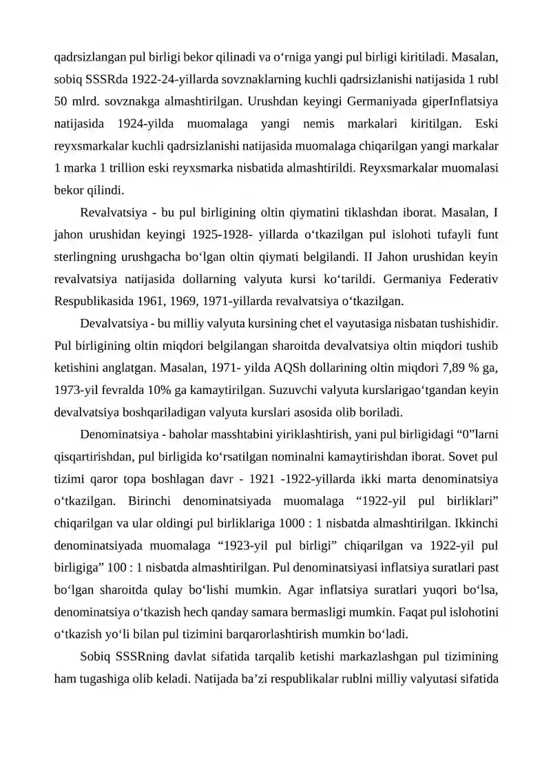 Pul islohoti 2