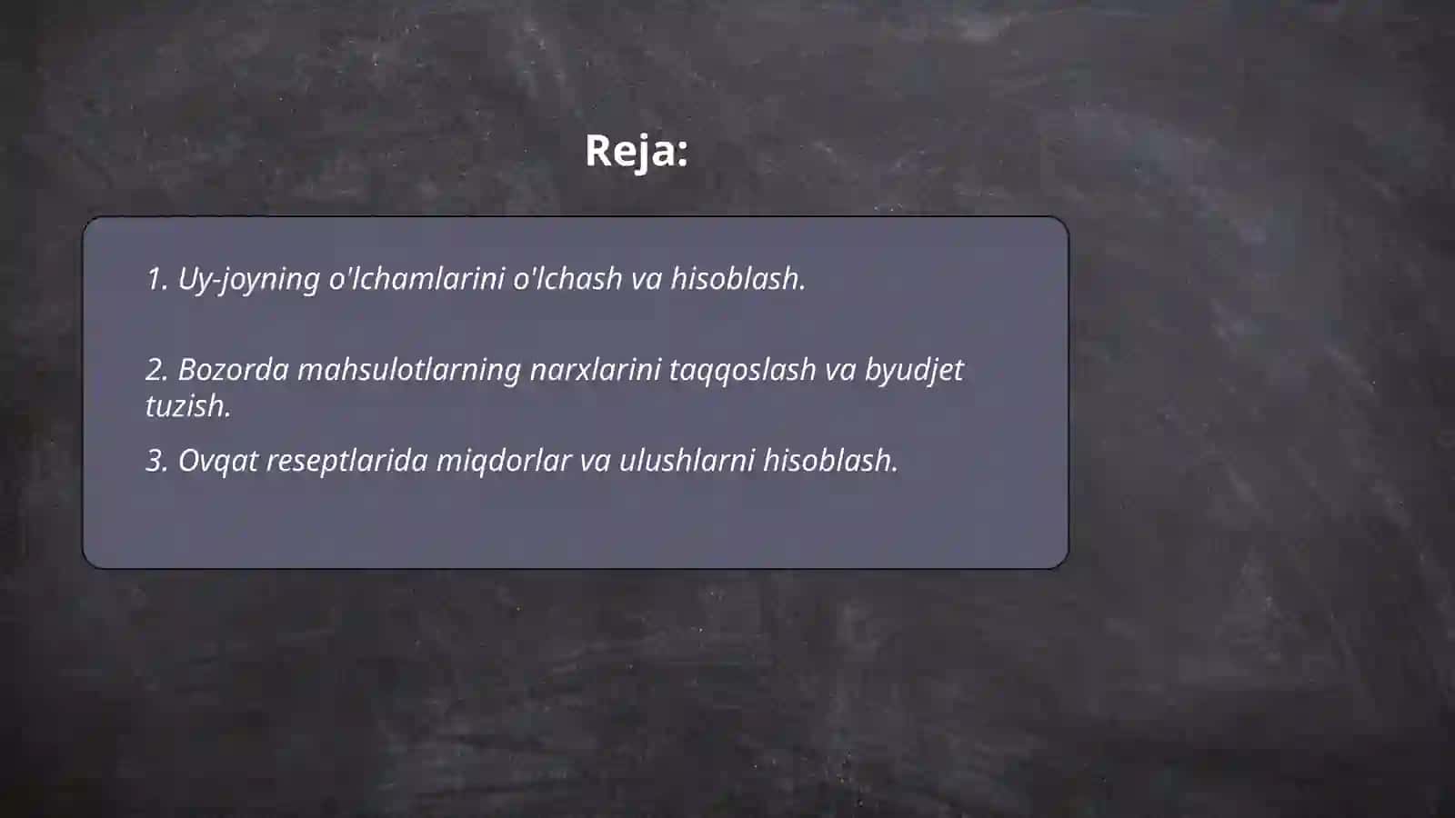 Maktabga tayyorlov guruh matematika mashgʻulotlarini kundalik turmush bilan boĝlash orqali amalga oshirish yoʻllari 2