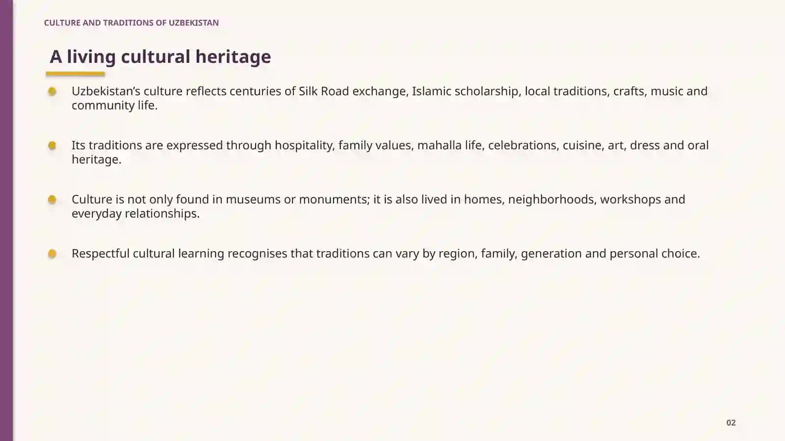 CULTURE AND TRADITIONS OF UZBEKISTAN 2