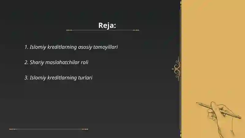 Islomiy kreditlar 2