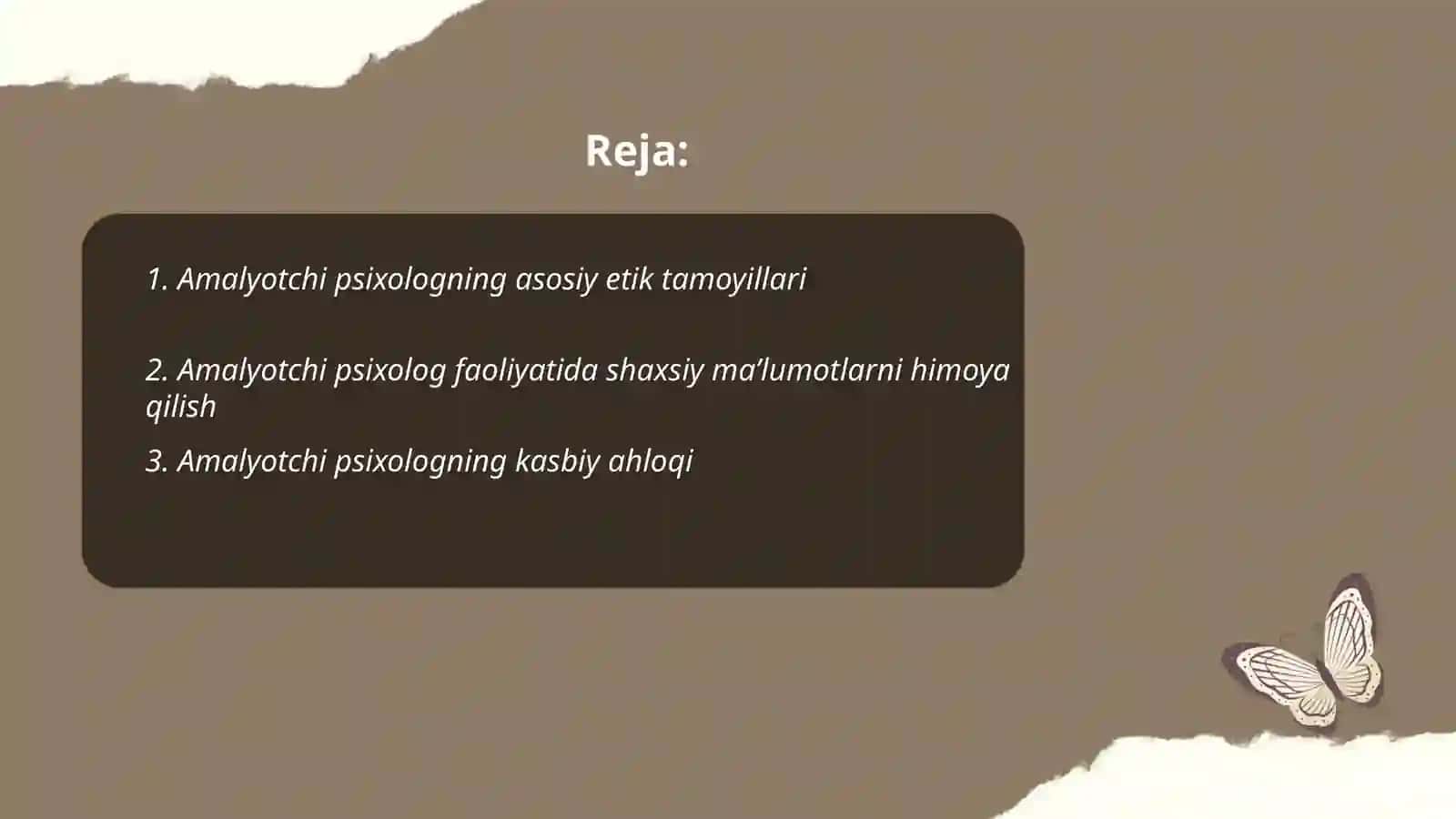 Amalyotchi psiholog faoliyati (etikaviy tamoyillari maxsus qobilyatlari) 2