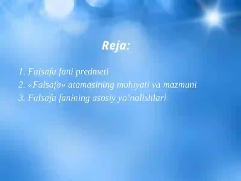 Falsafa fani predmetining jamiyat, fan va texnika taraqqiyoti natijasida doimo o`zgarib turishi 2