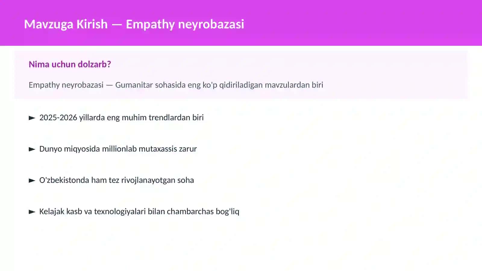 Empathy neyrobazasi 2